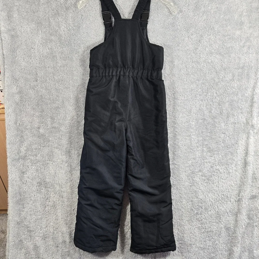 Roebuck & Co Kids Black Snow Bibs Insulated Winter Overalls Size 6X 888689469253